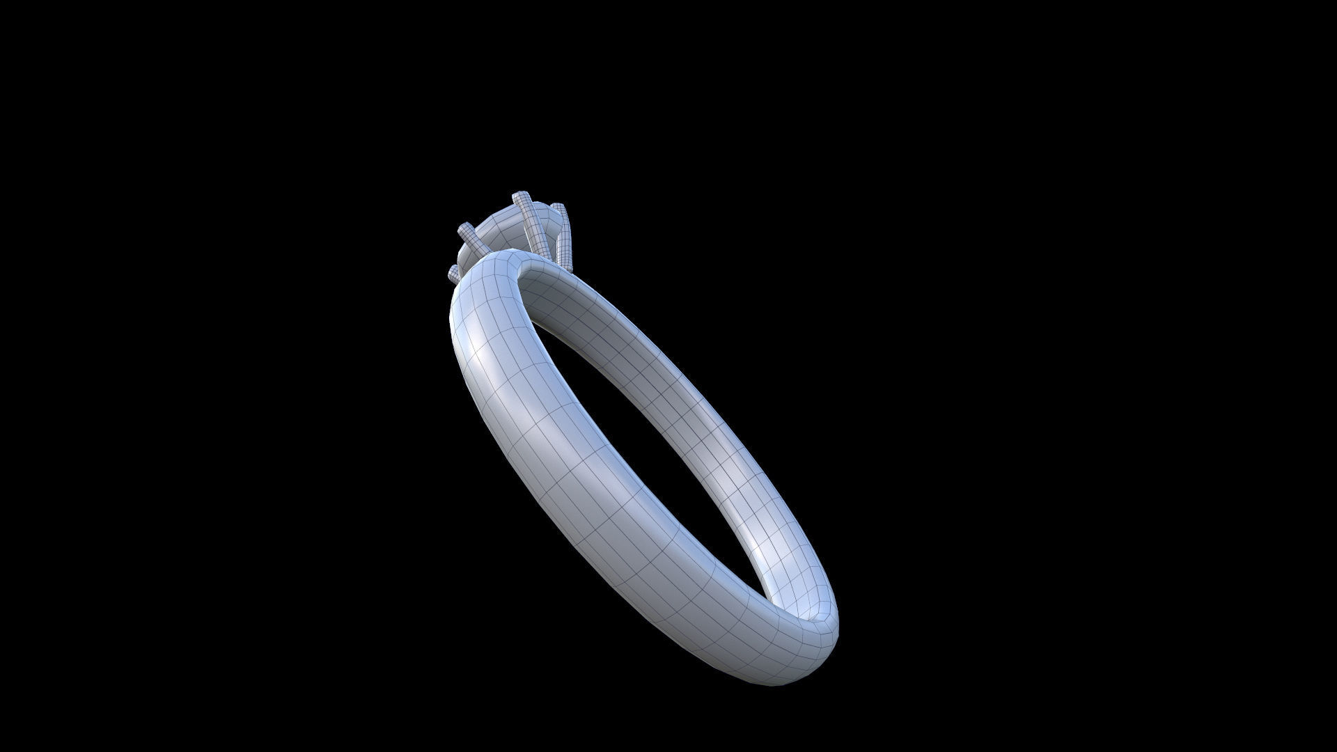 RING icon Low-poly 3D model_3