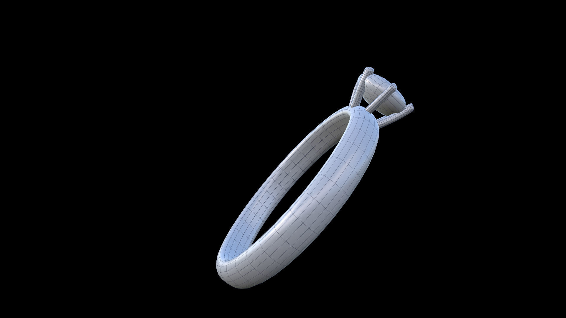 RING icon Low-poly 3D model_2