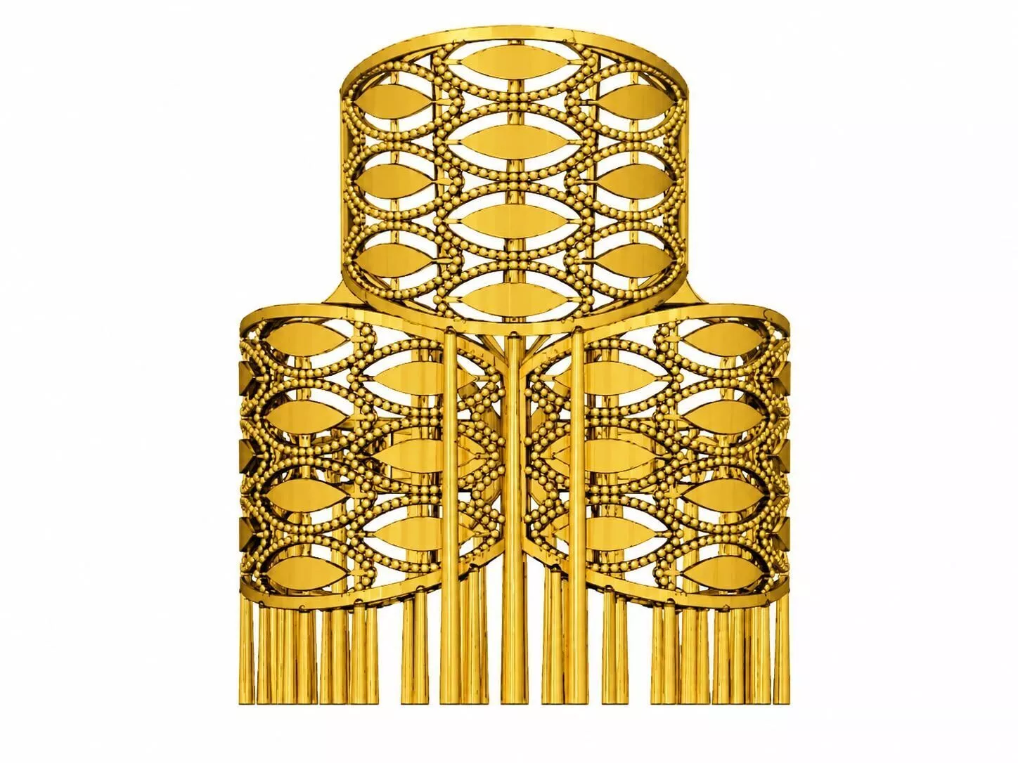 Ornate Filigree Ring Single Size 4g 3D Printable Jewelry Model 3D print model
