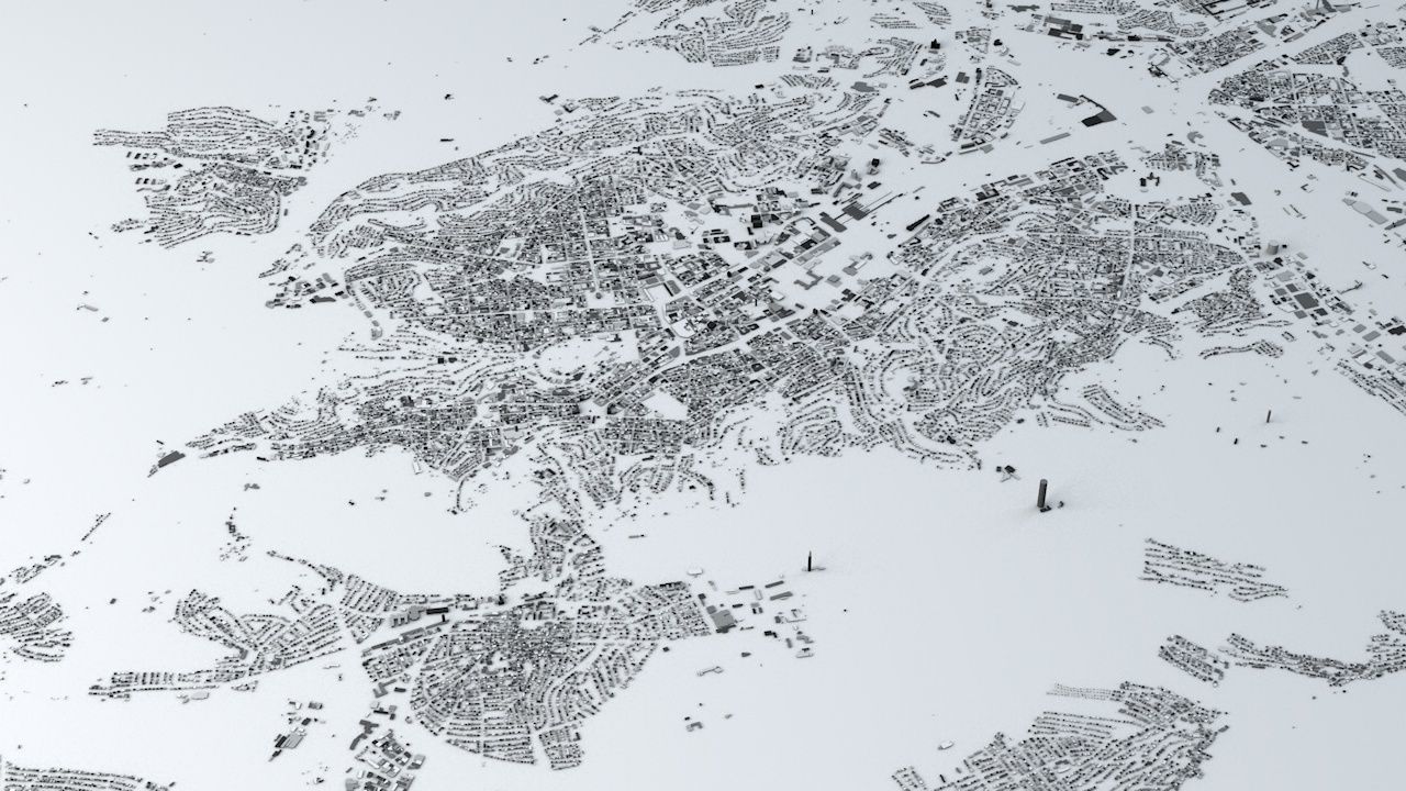 Stuttgart Streets and Buildings 3D model_3