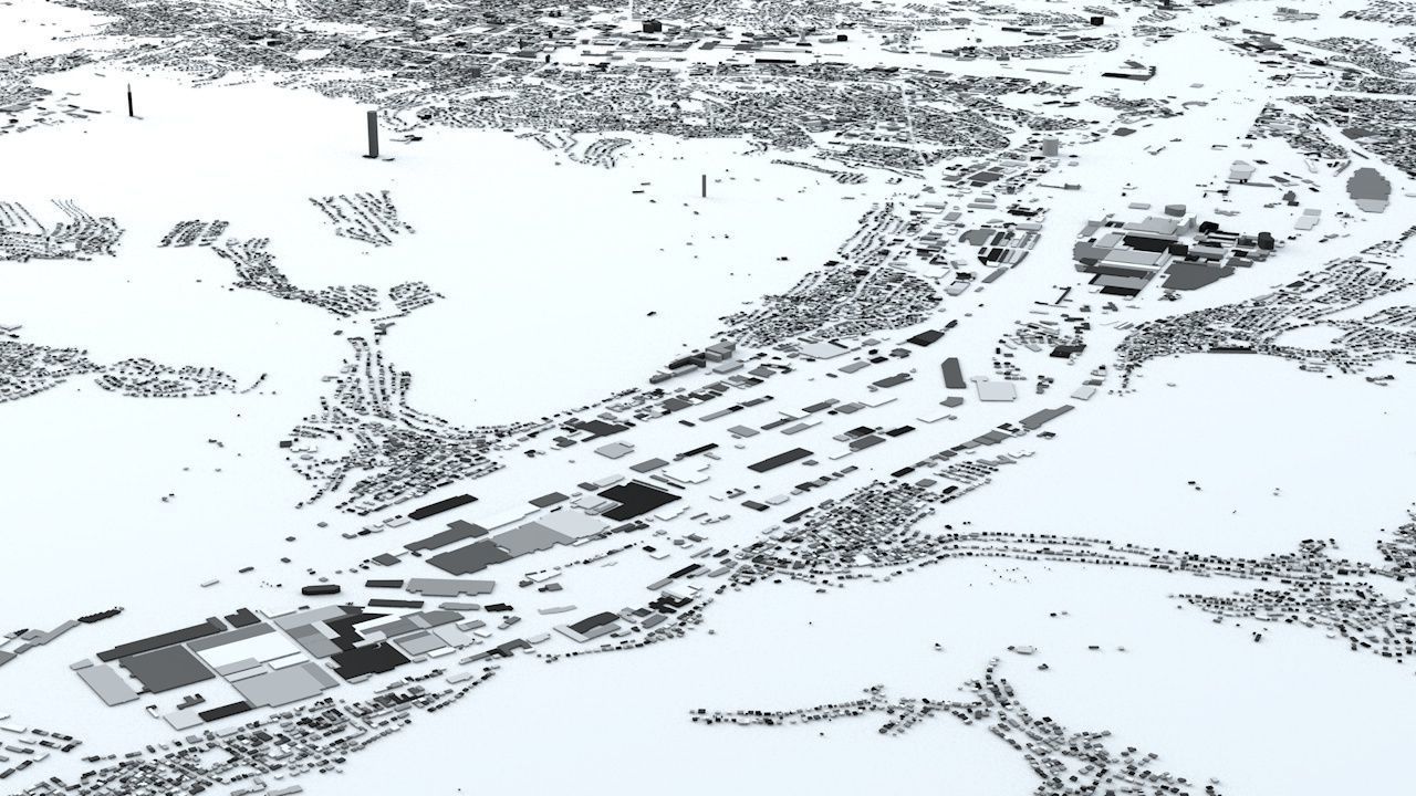 Stuttgart Streets and Buildings 3D model_4