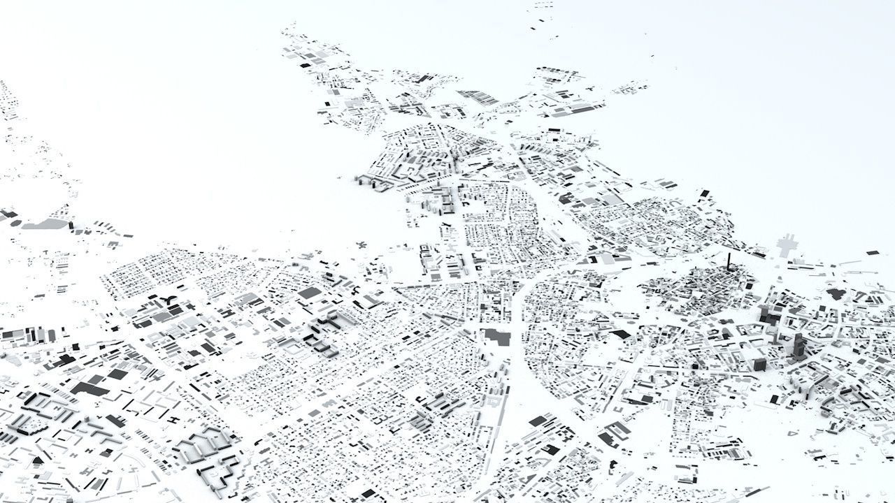 Tallinn Streets and Buildings 3D model_1