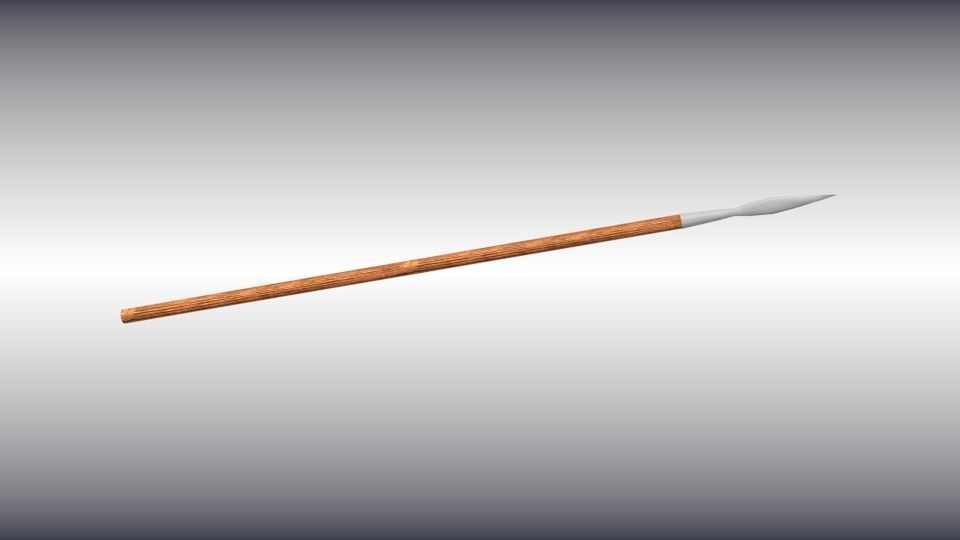 Viking weapon set Low-poly 3D model_8