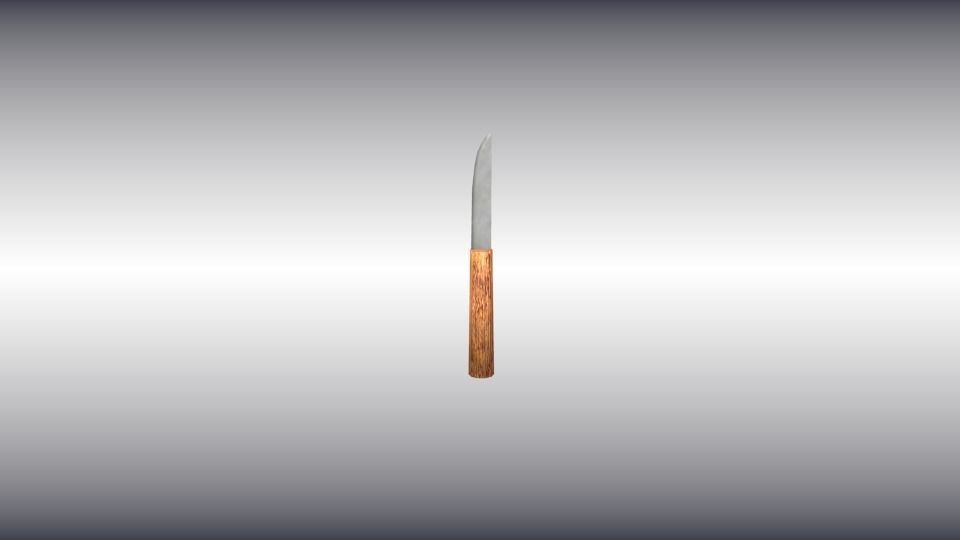 Viking weapon set Low-poly 3D model_11