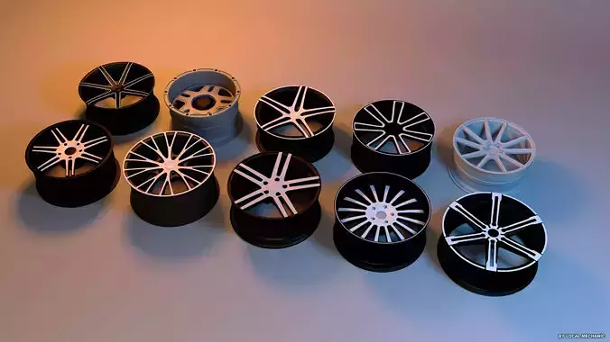 Car Rim-Wheel pack