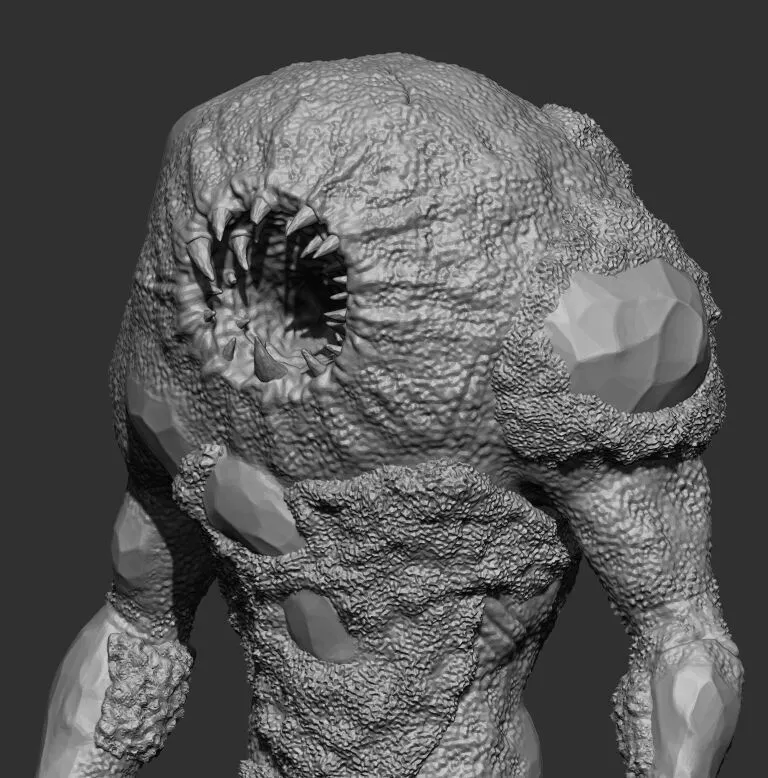 Troglodyte-The Dungeon Dweller 3D print model