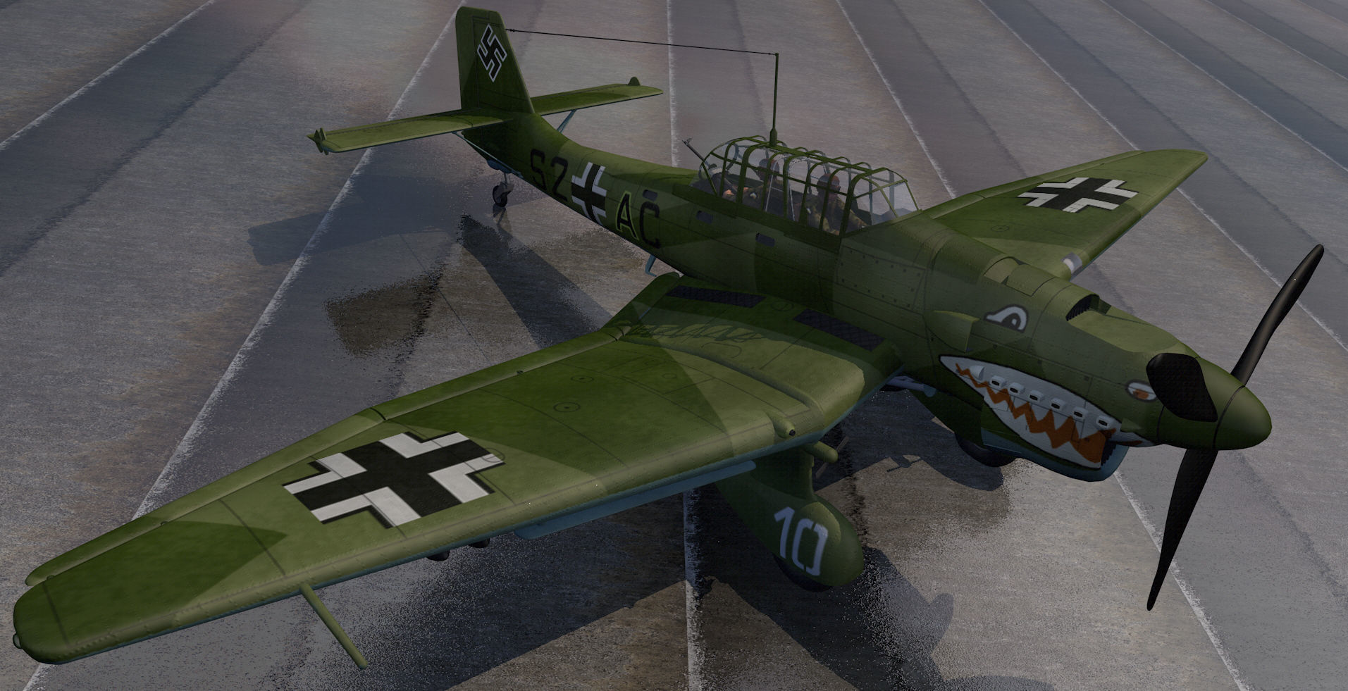 Junkers Ju-87 B-1 3D model_6