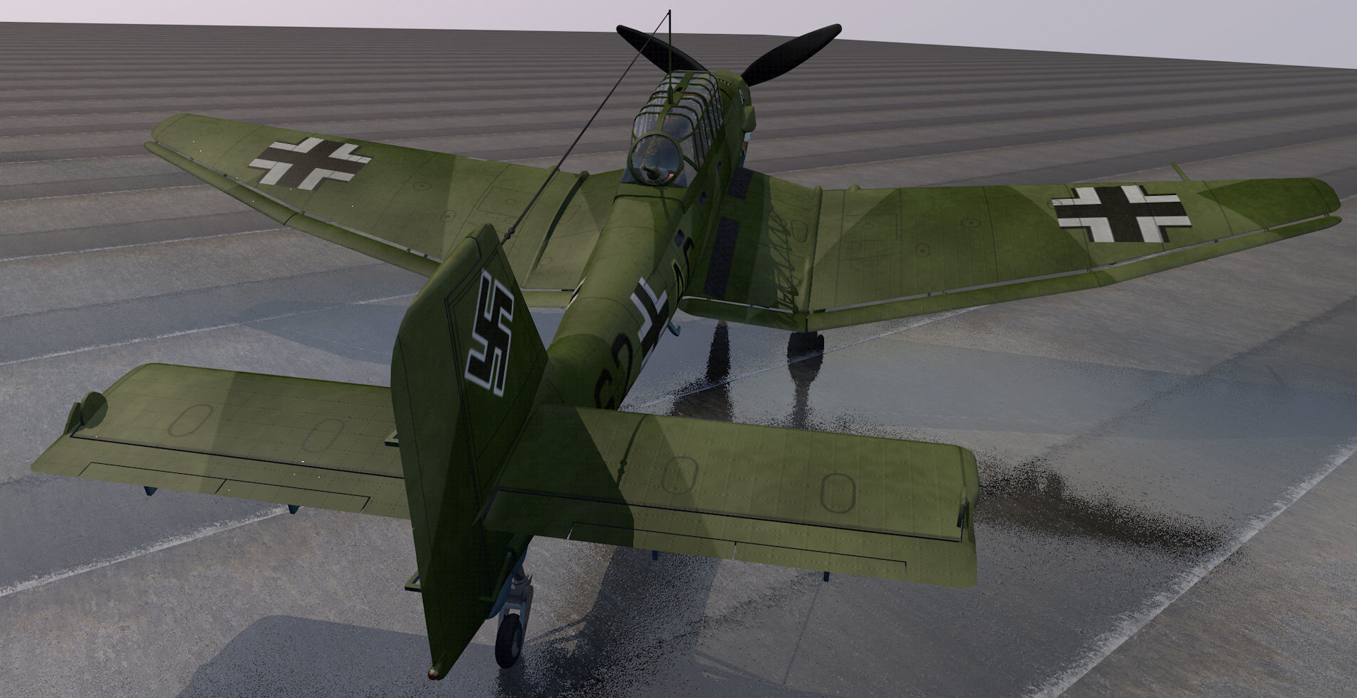 Junkers Ju-87 B-1 3D model_5