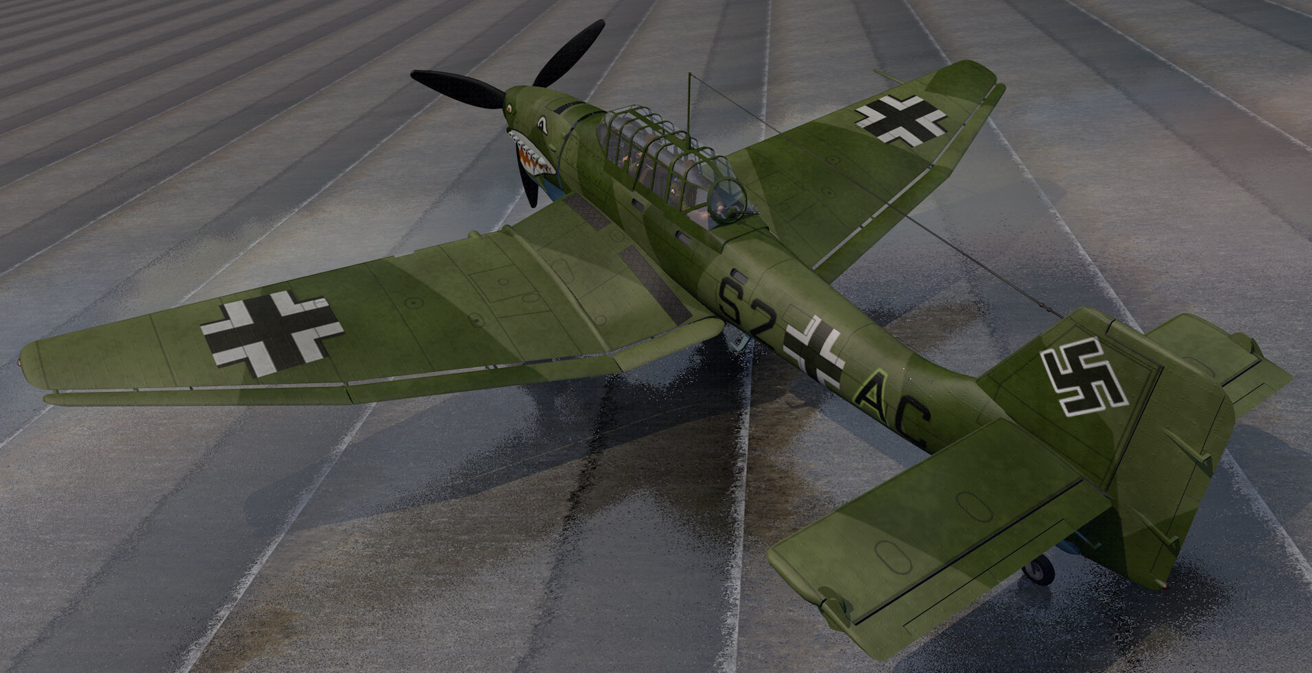 Junkers Ju-87 B-1 3D model_1