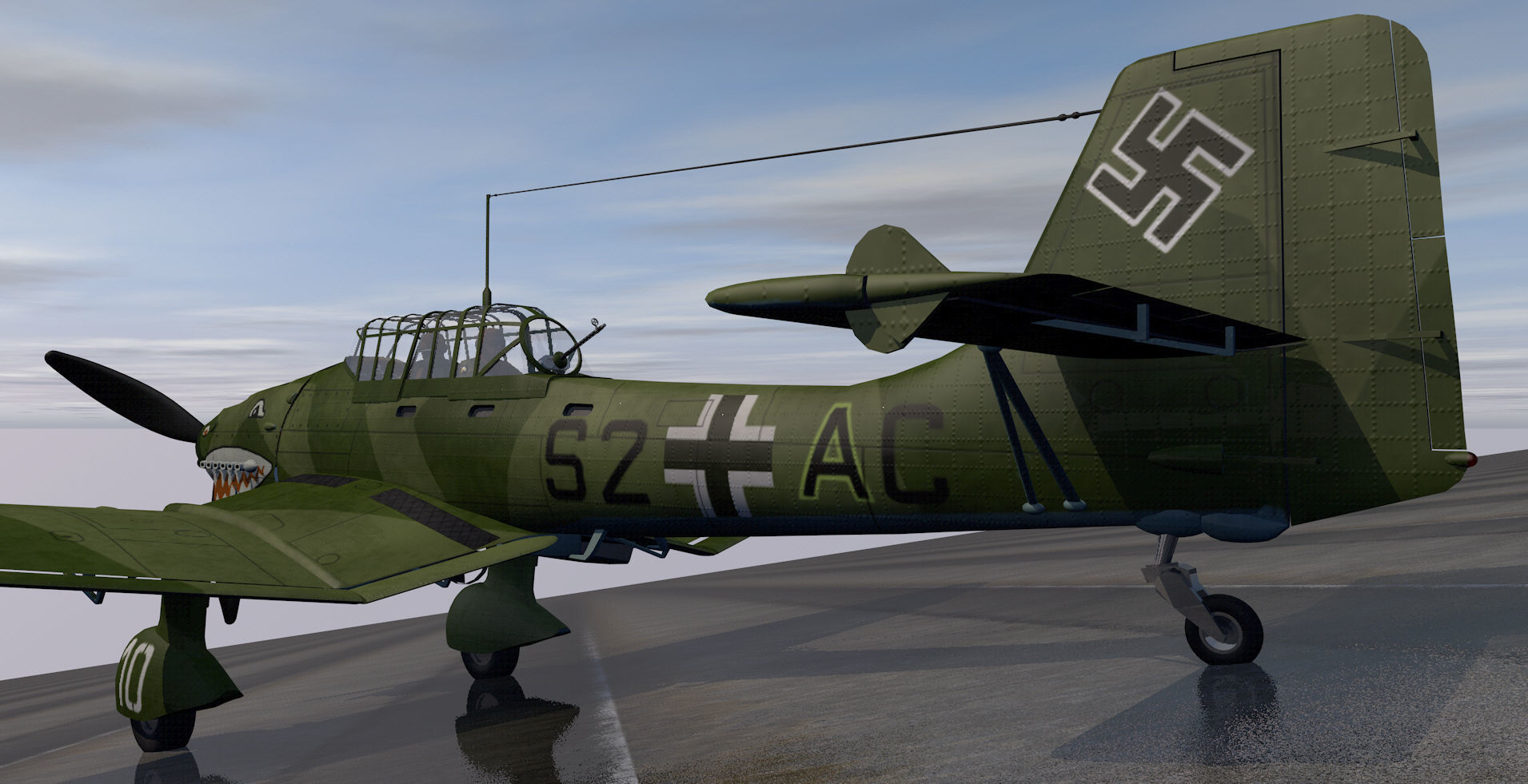 Junkers Ju-87 B-1 3D model_4