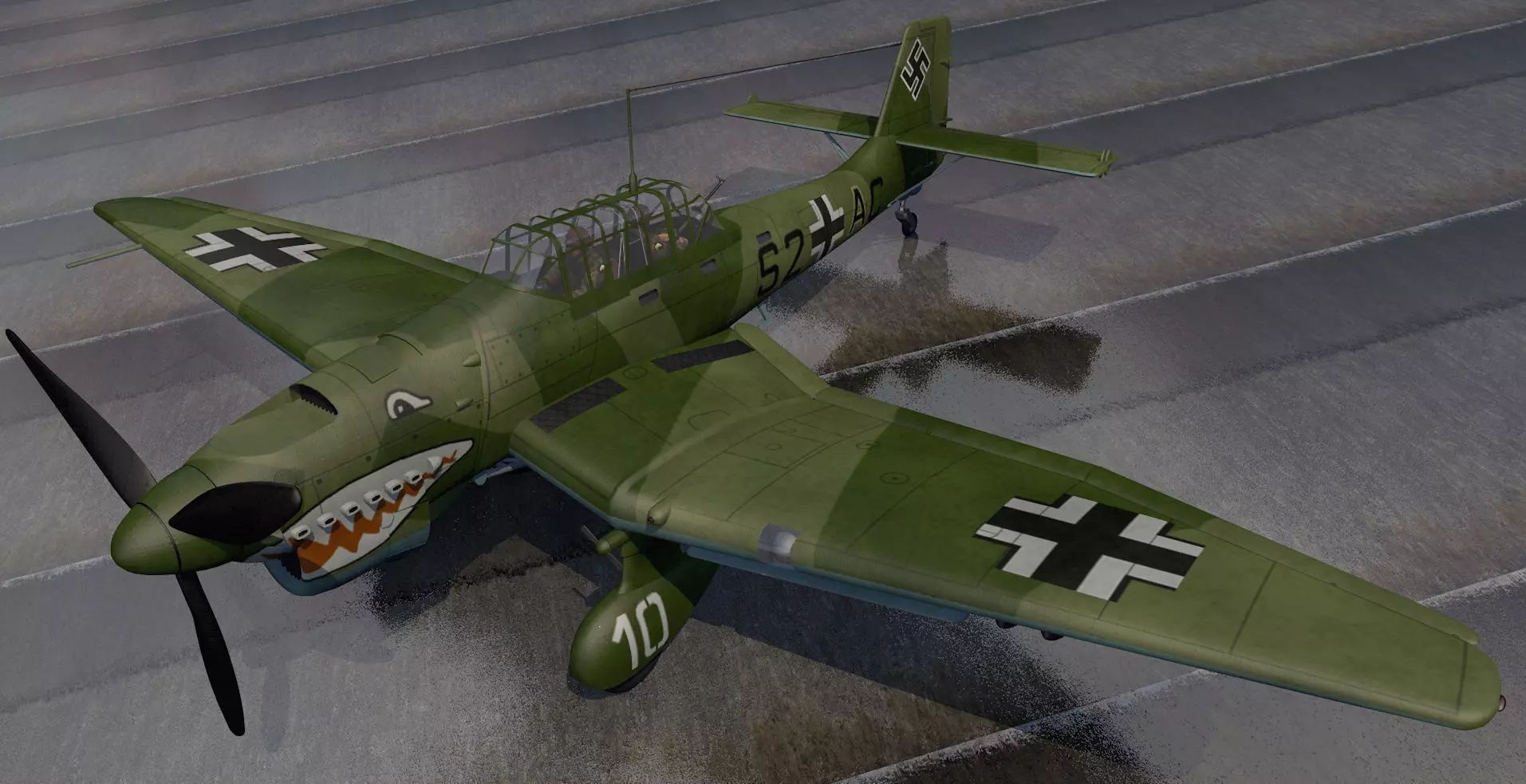 Junkers Ju-87 B-1 3D model_0