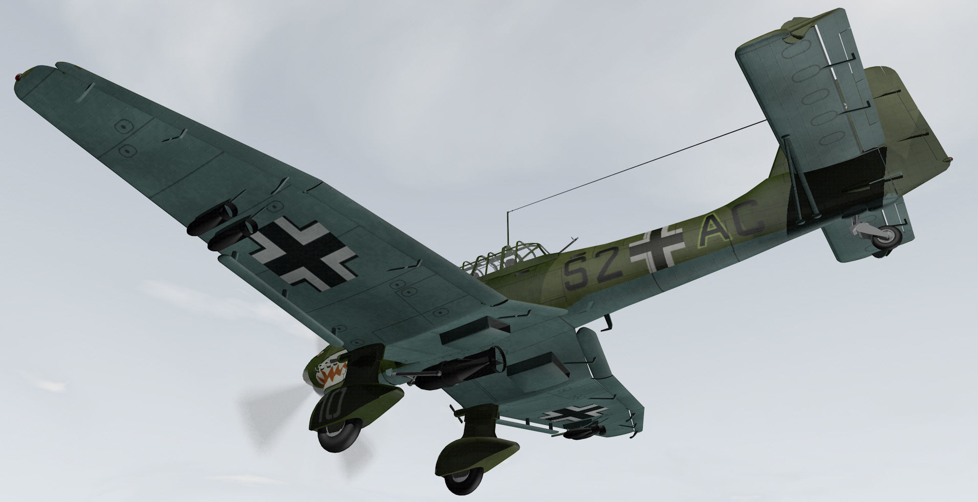 Junkers Ju-87 B-1 3D model_10