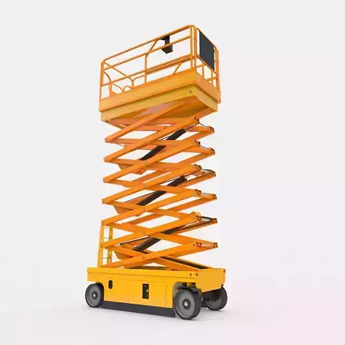 Scissors Lift Aerial Work Platform 3D model