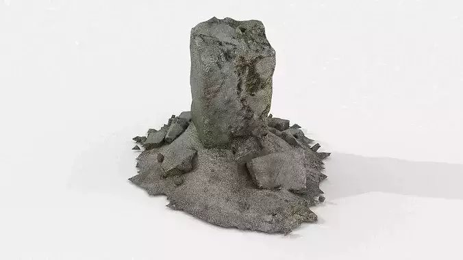 Fallen Classical Column Fragment