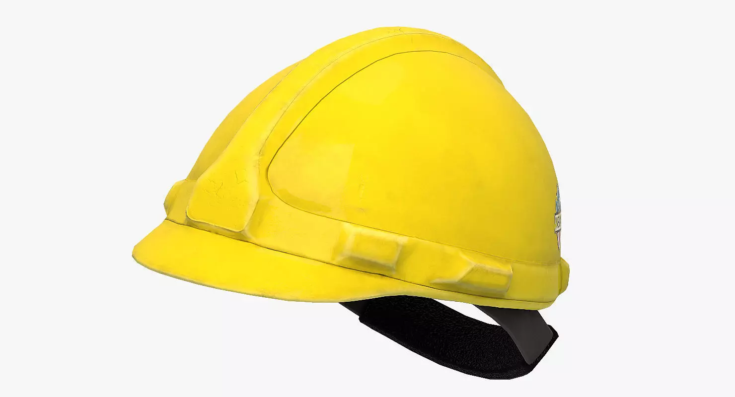 Hard Hat PBR Low-poly 3D model