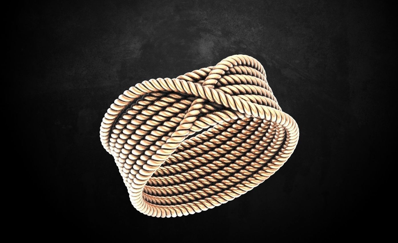 Ring ropes 3D print model_6