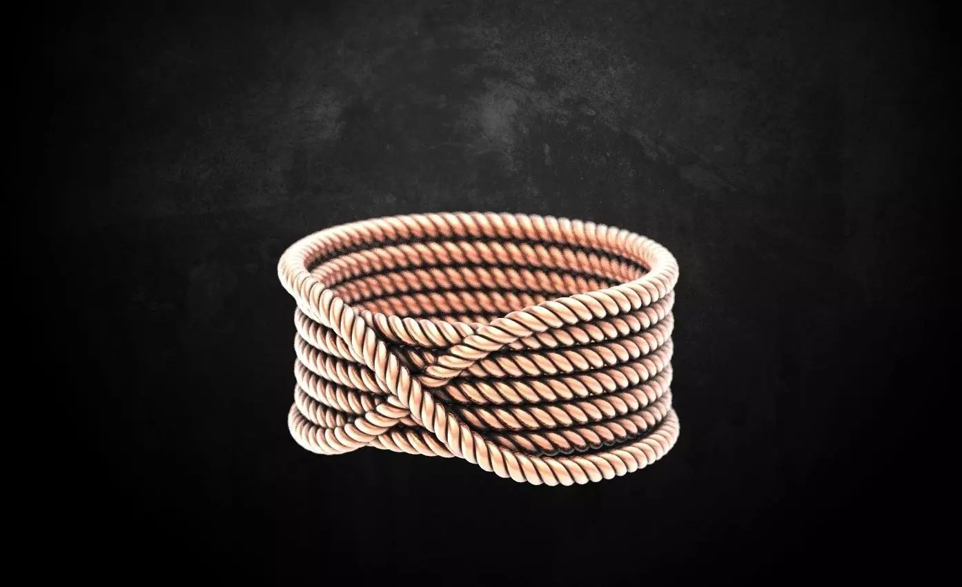 Ring ropes 3D print model_0