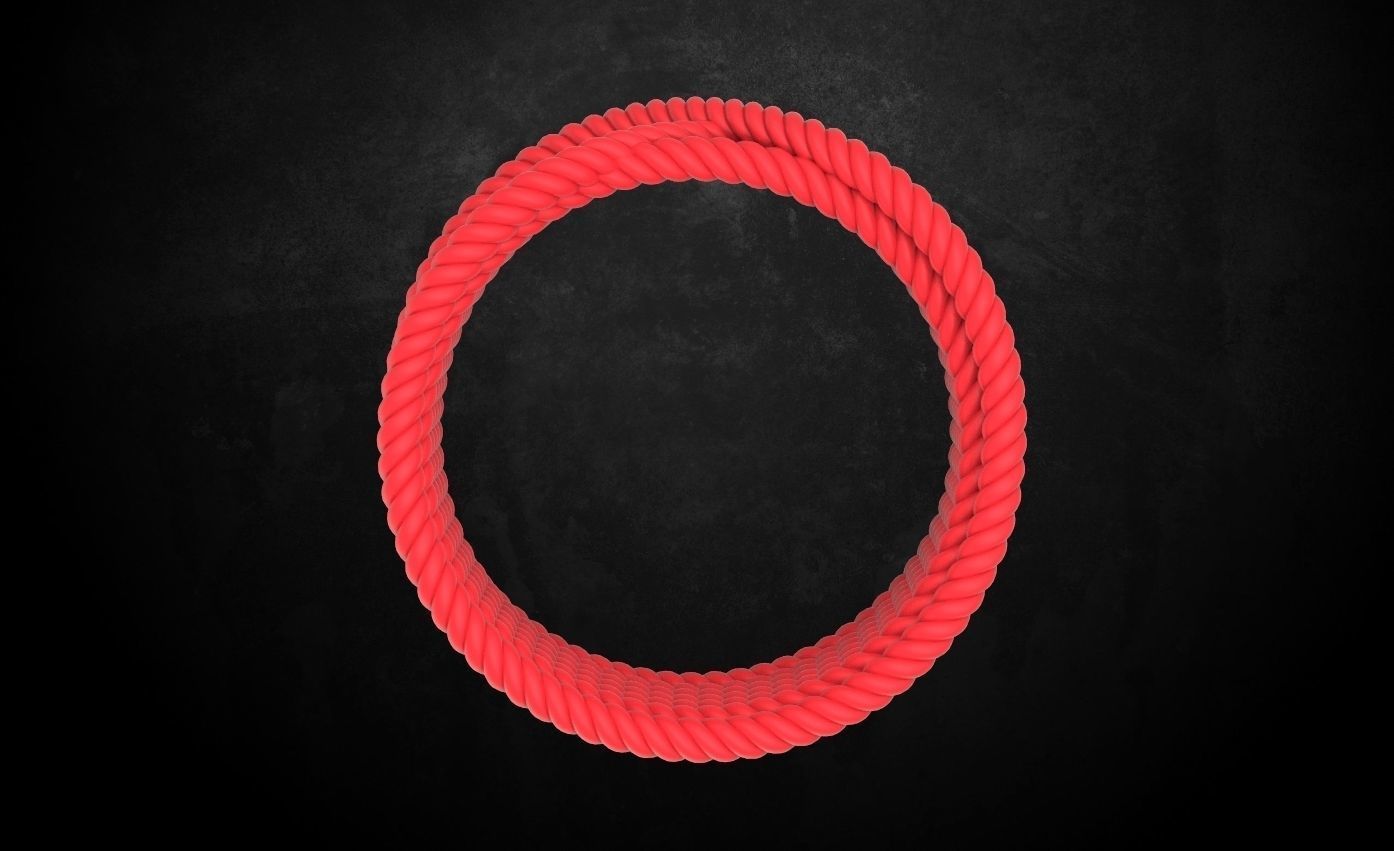 Ring ropes 3D print model_8