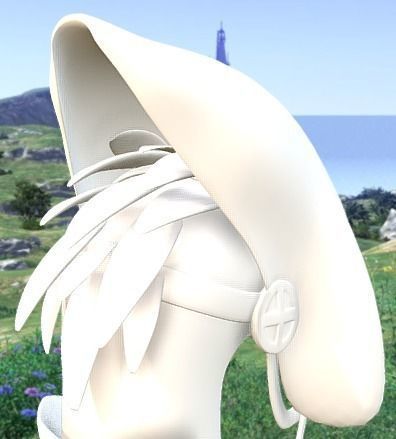 Chocobo with White Mage Barding from FFXIV 3D print model_5