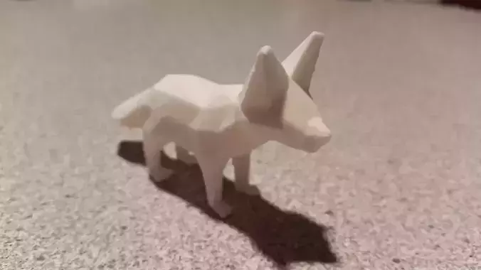 Low Poly Fennec Fox