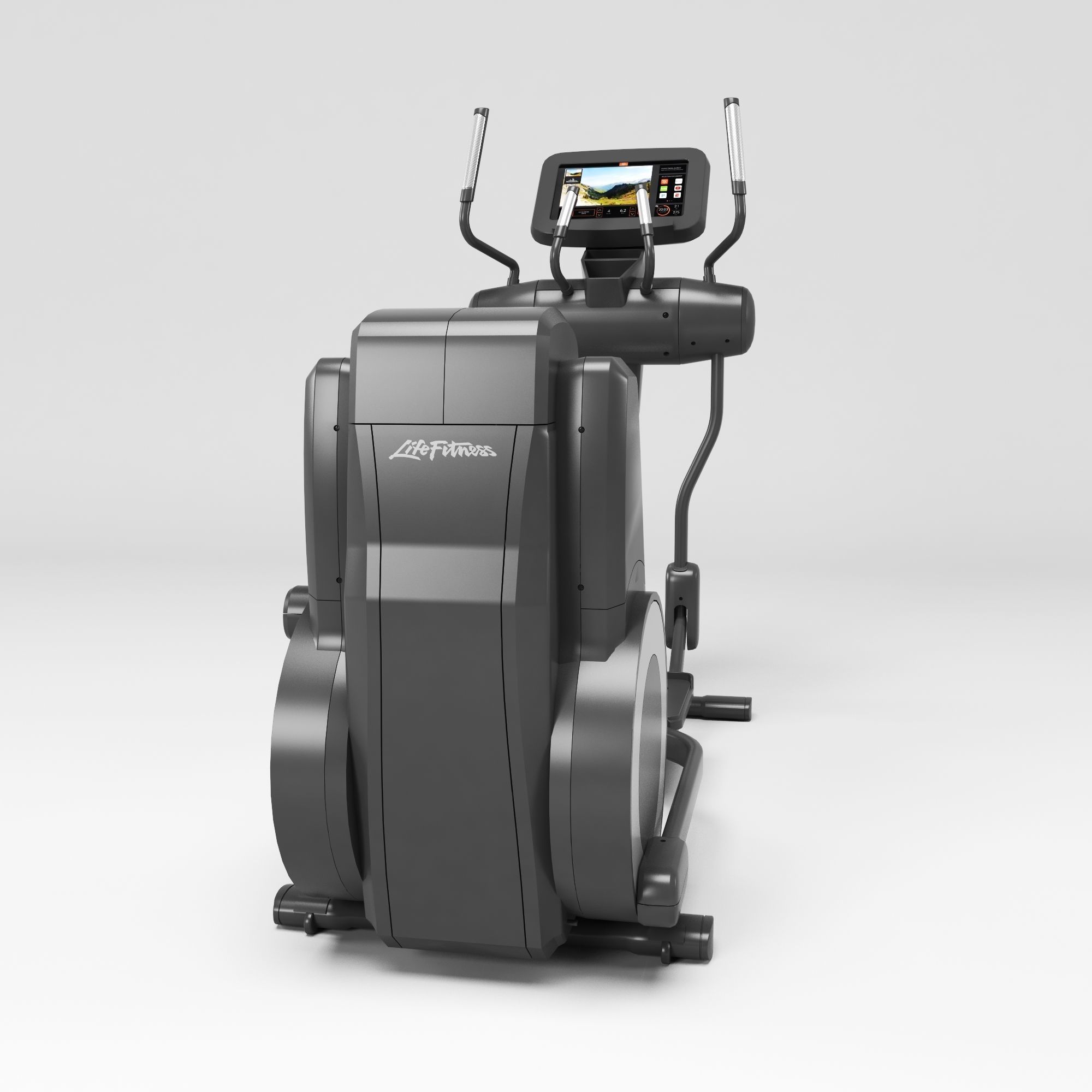 Elliptical Cross-Trainer Life-Fitness 3D model_5