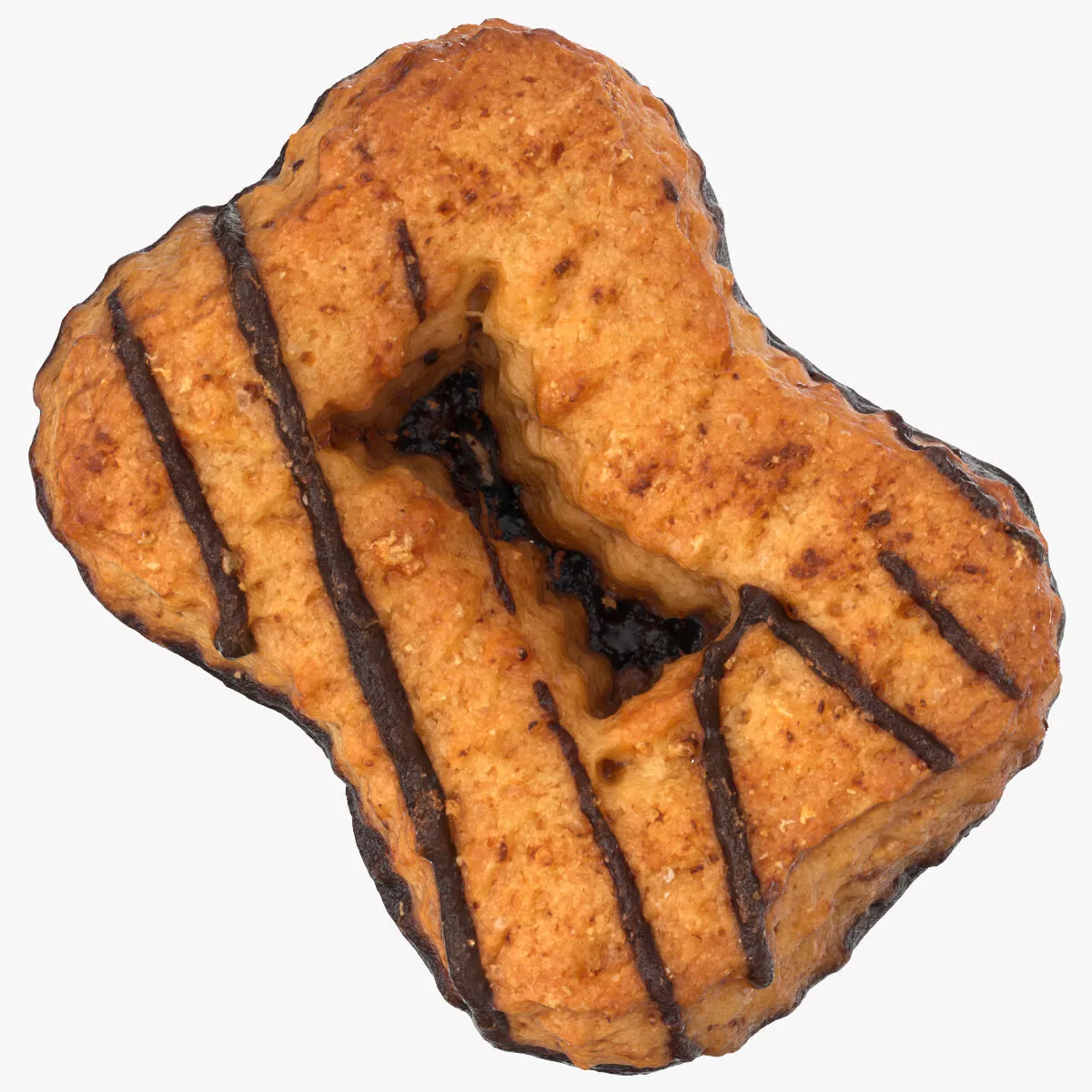 Cookie with Chocolate 03 3D model