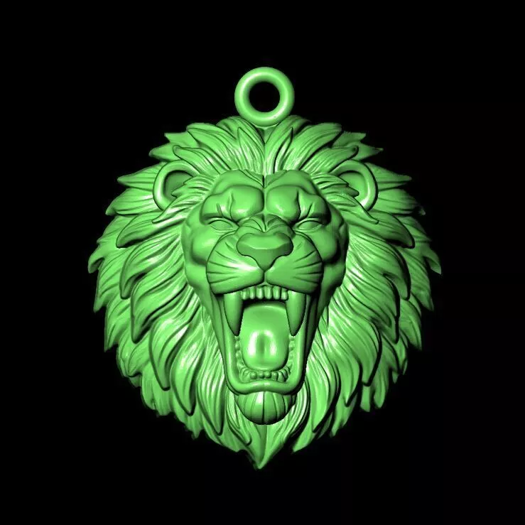 lion pendent 3D print model