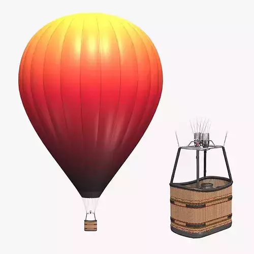 Hot Air Balloon - Gradient