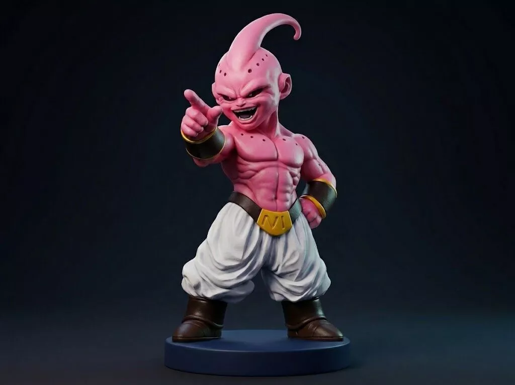 Kid Buu Dragon Ball Z 3D Printable Figurine 3D print model