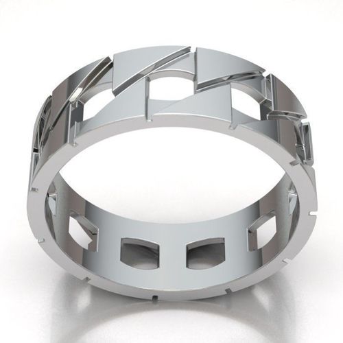 Ring band man REF-82 3D print model