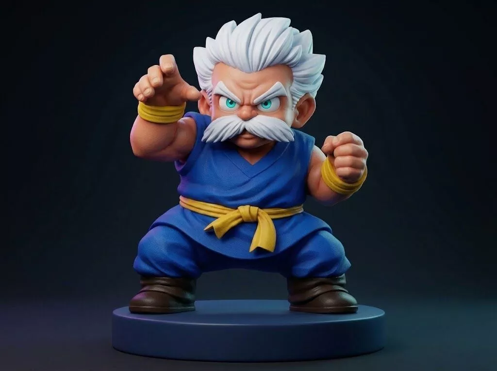 Dwarf Master 3D Printable Figurine 3D print model