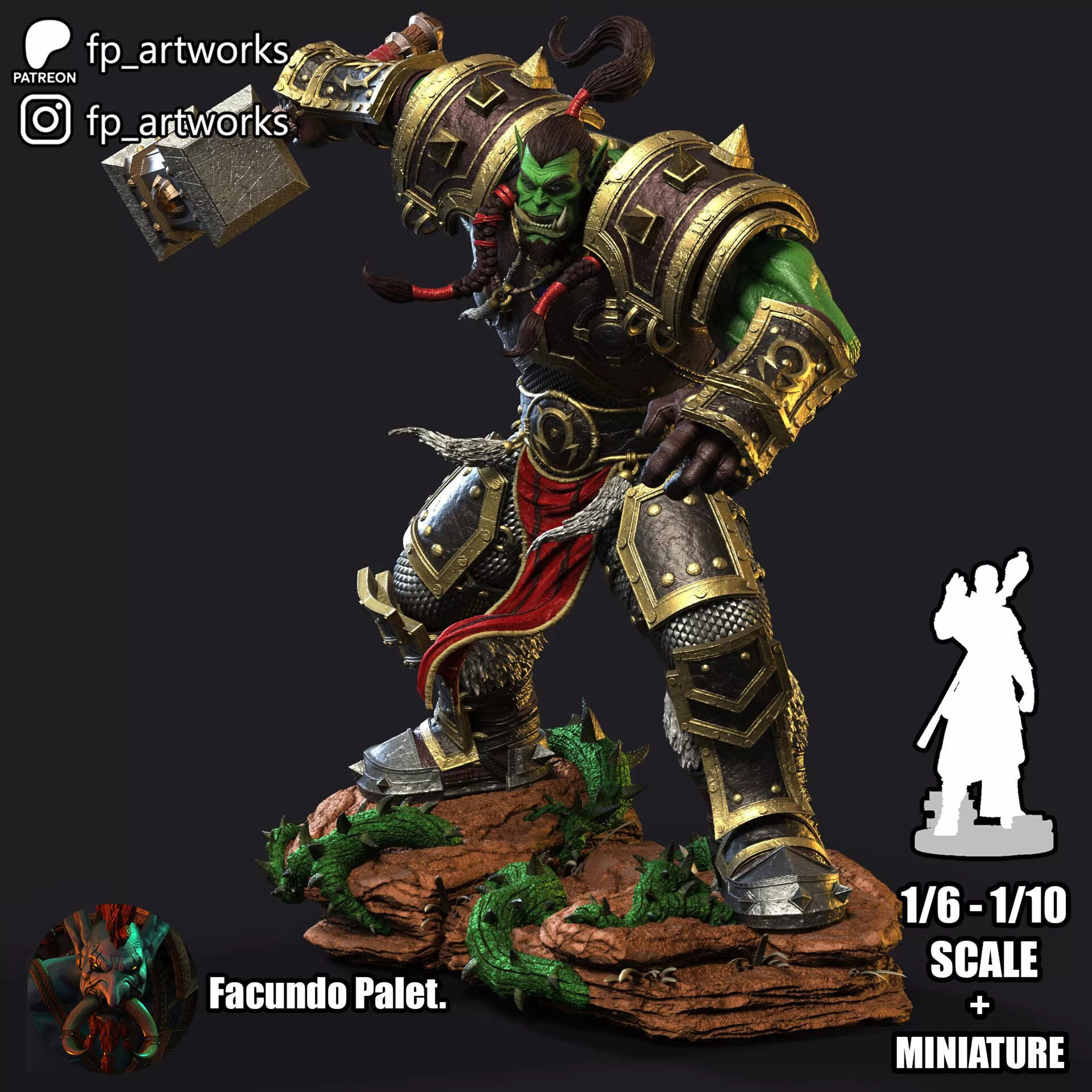 THRALL 3D MODEL 3D print model