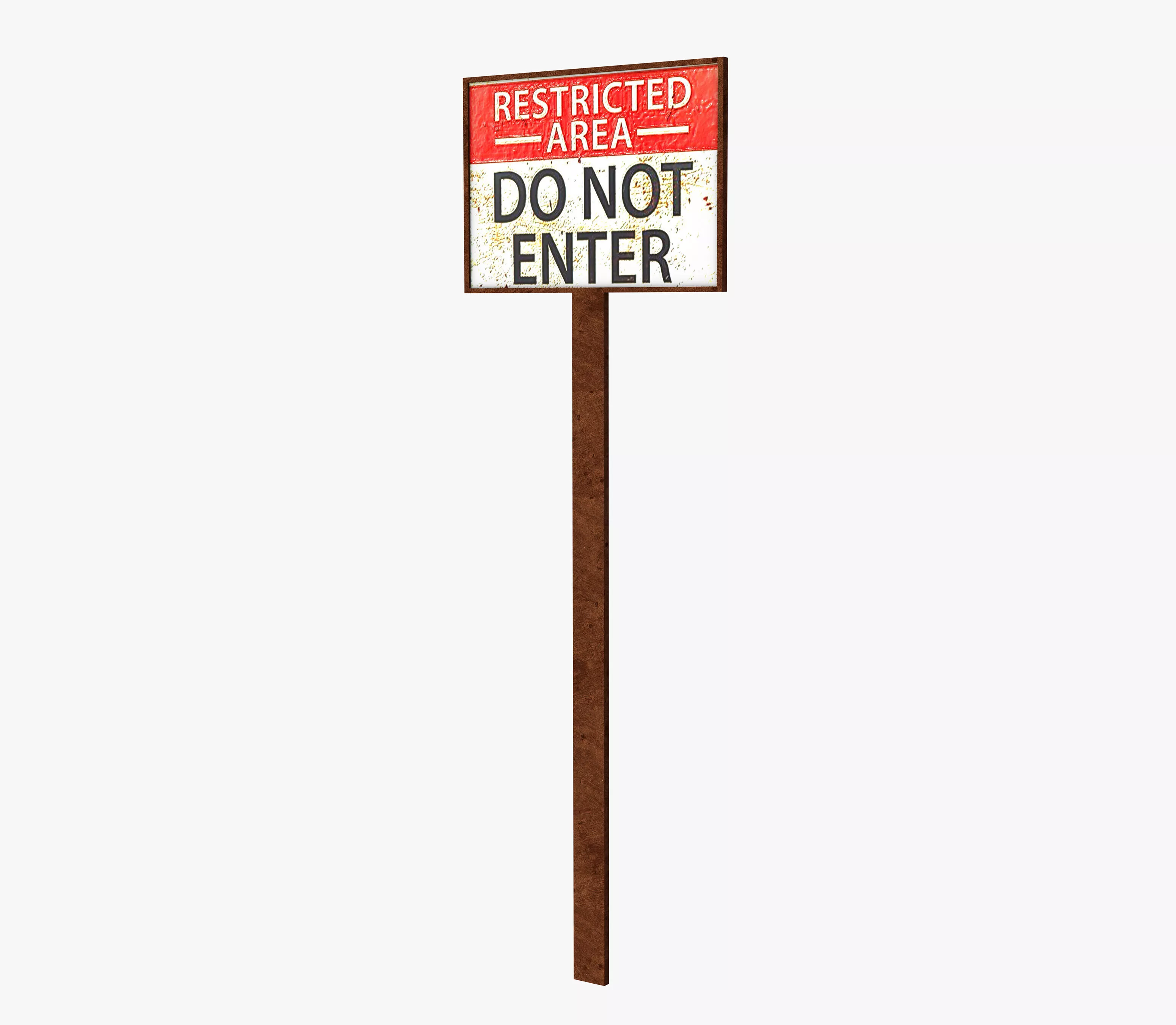Do not Enter Sign Free 3D model