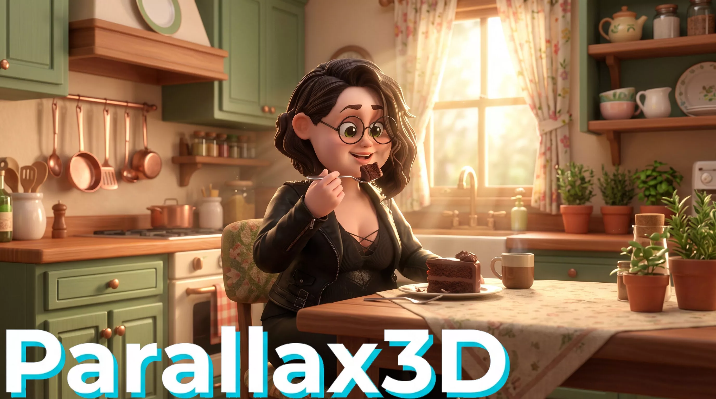 KRISTY Fully Rigged 3D Cartoon Female Character 3D model