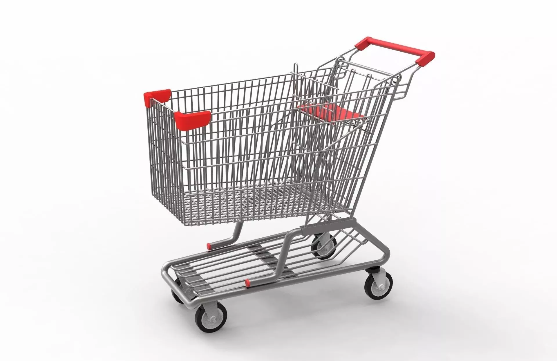 Shopping Cart 3D model_0