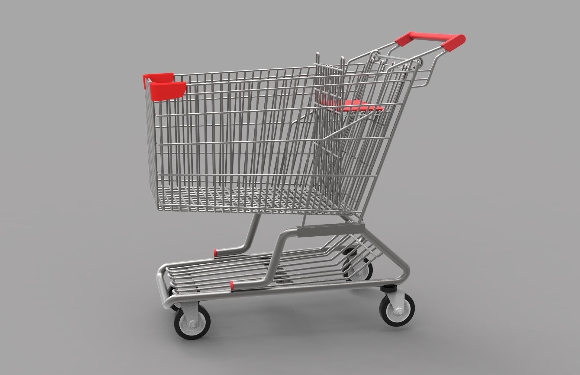 Shopping Cart 3D model_4