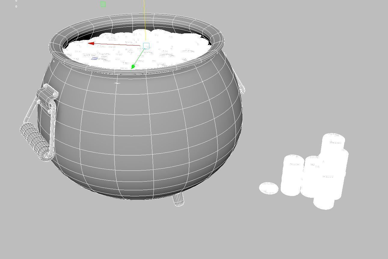 Pot of Gold 3D model_7