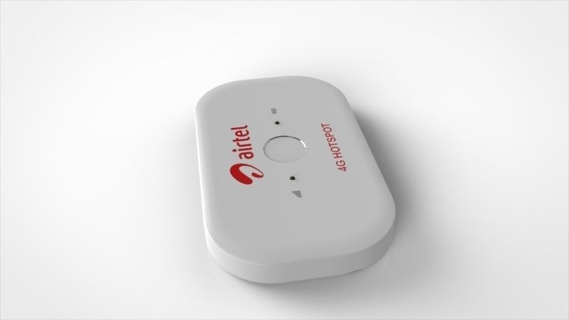 Airtel 4G WiFi Router Free 3D model_2