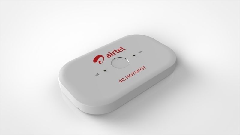 Airtel 4G WiFi Router Free 3D model_1