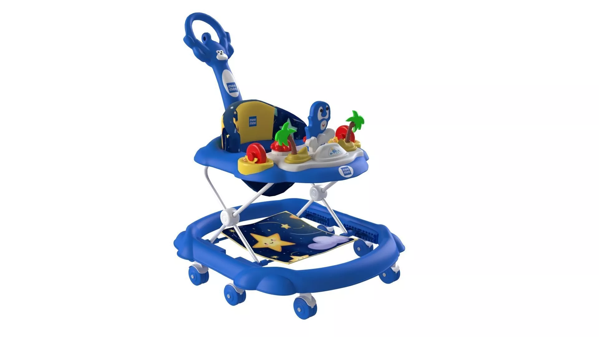 Baby Walker with Activity Tray Detailed 3D Model 3D model