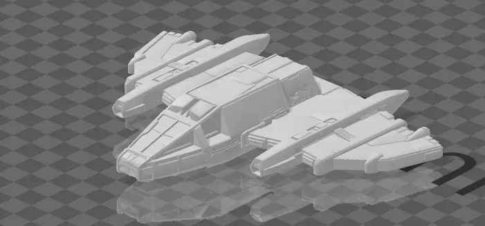 Allos ship 3D print model