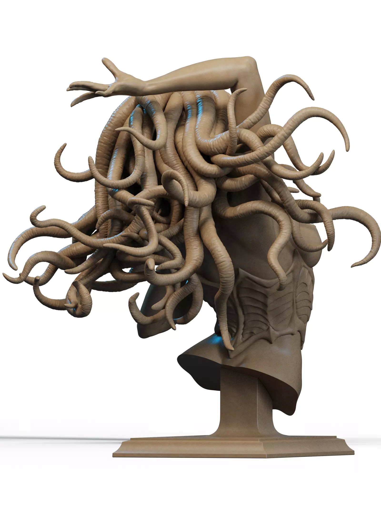 Slan Bust 3D Print 3D print model