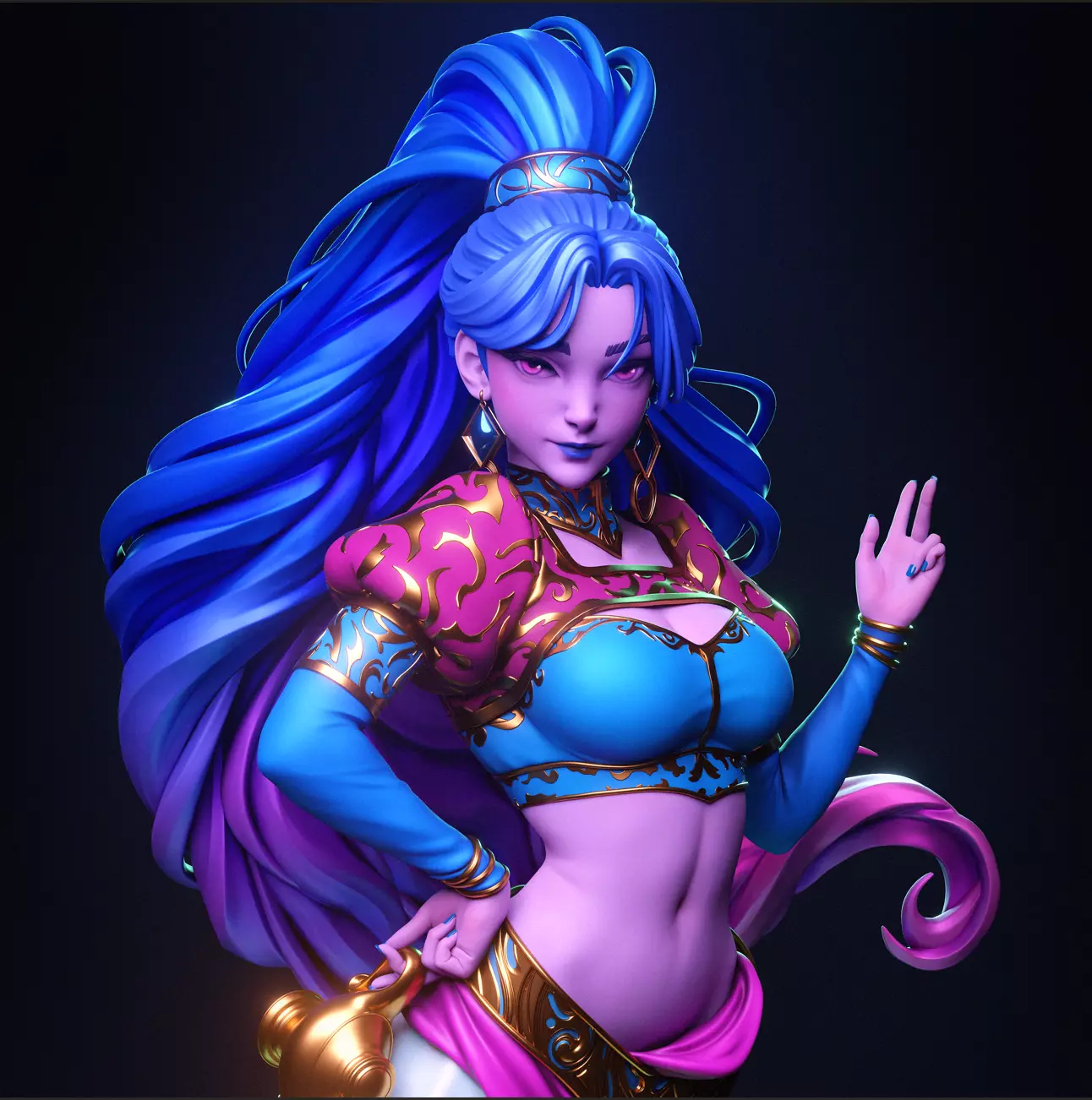 Djinn 3D Print 3D print model