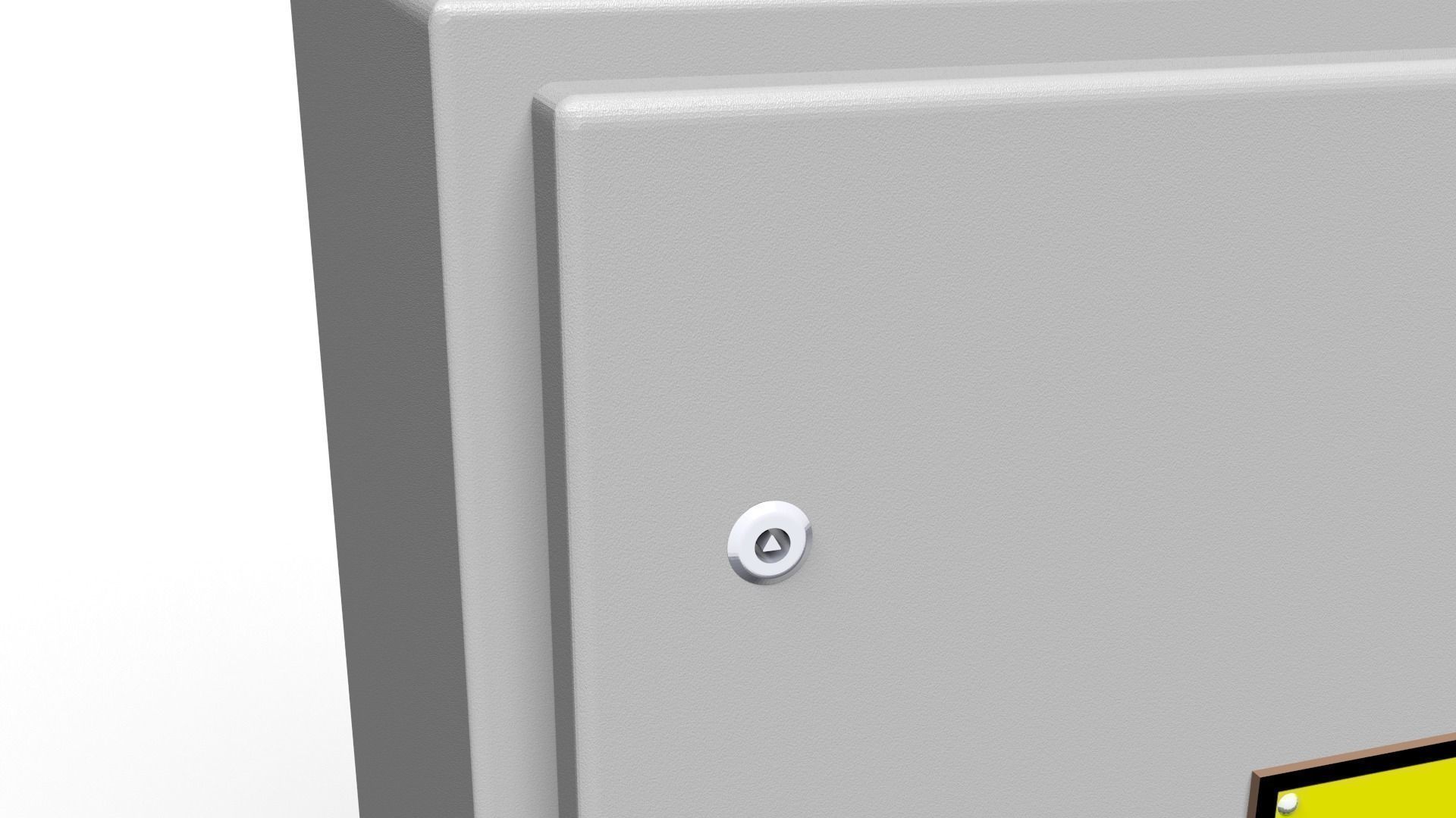 Disconnect switches remote control cabinet 3D model_8