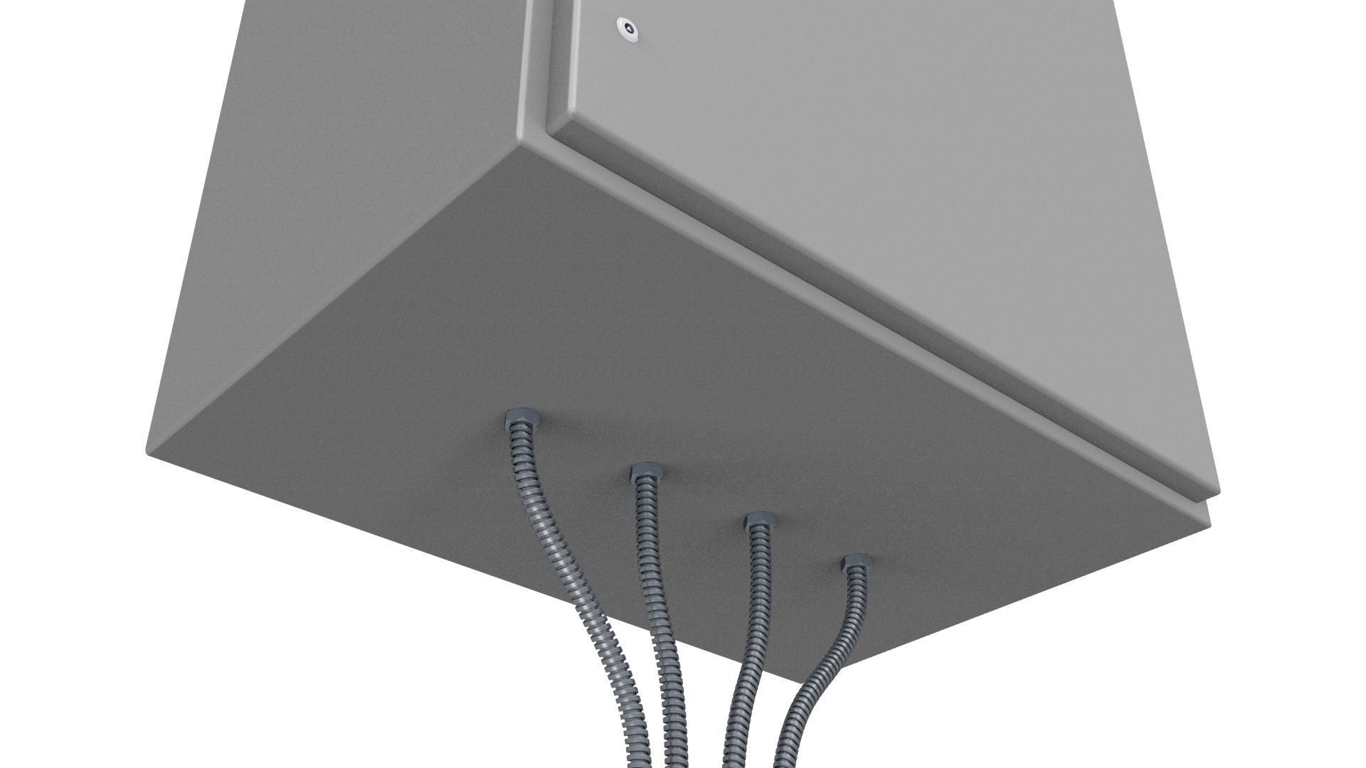 Disconnect switches remote control cabinet 3D model_6