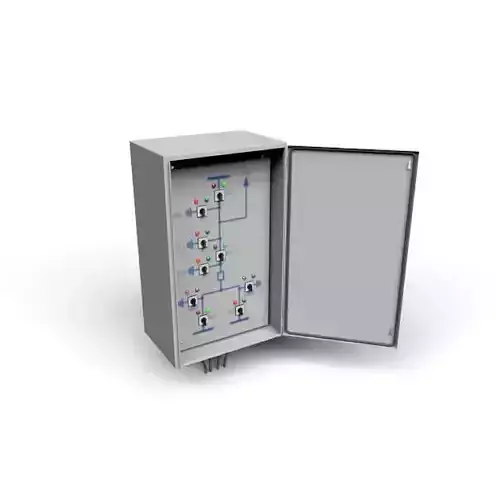 Disconnect switches remote control cabinet 3D model