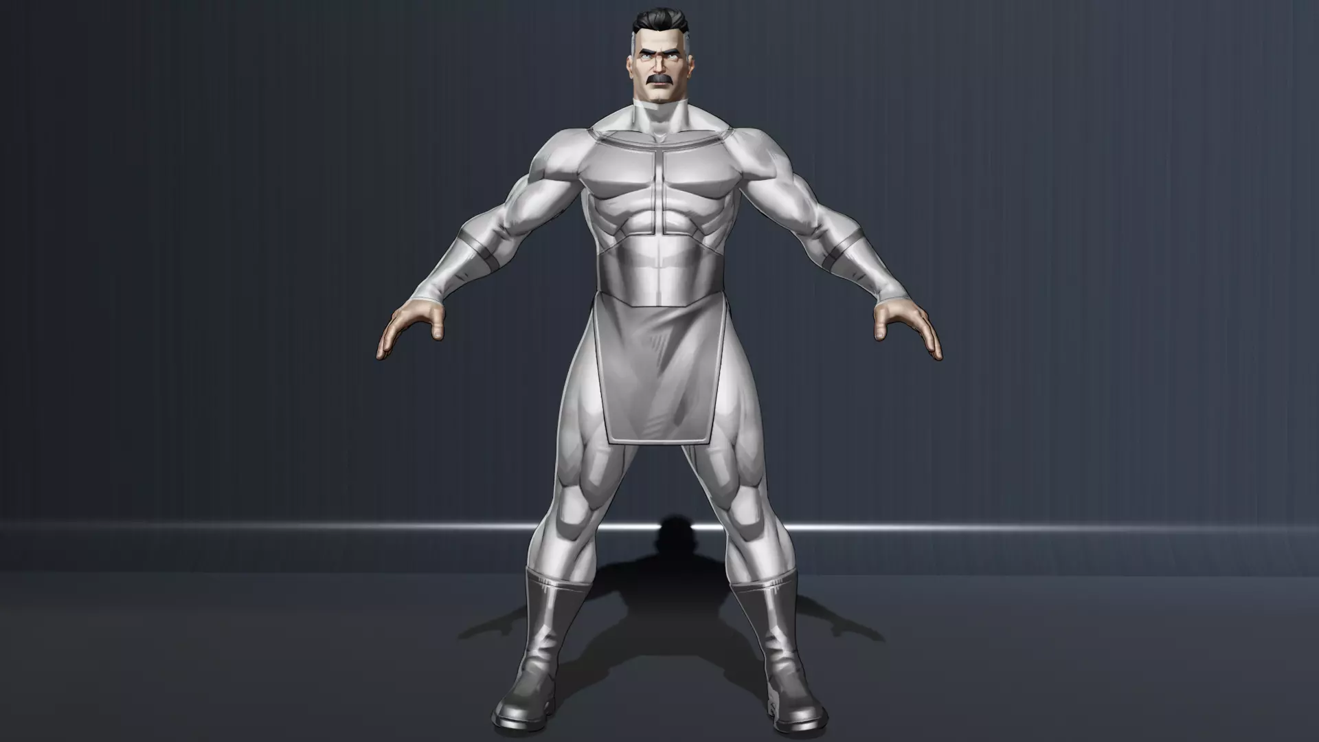 Omniman Viltrumite Low-poly 3D model