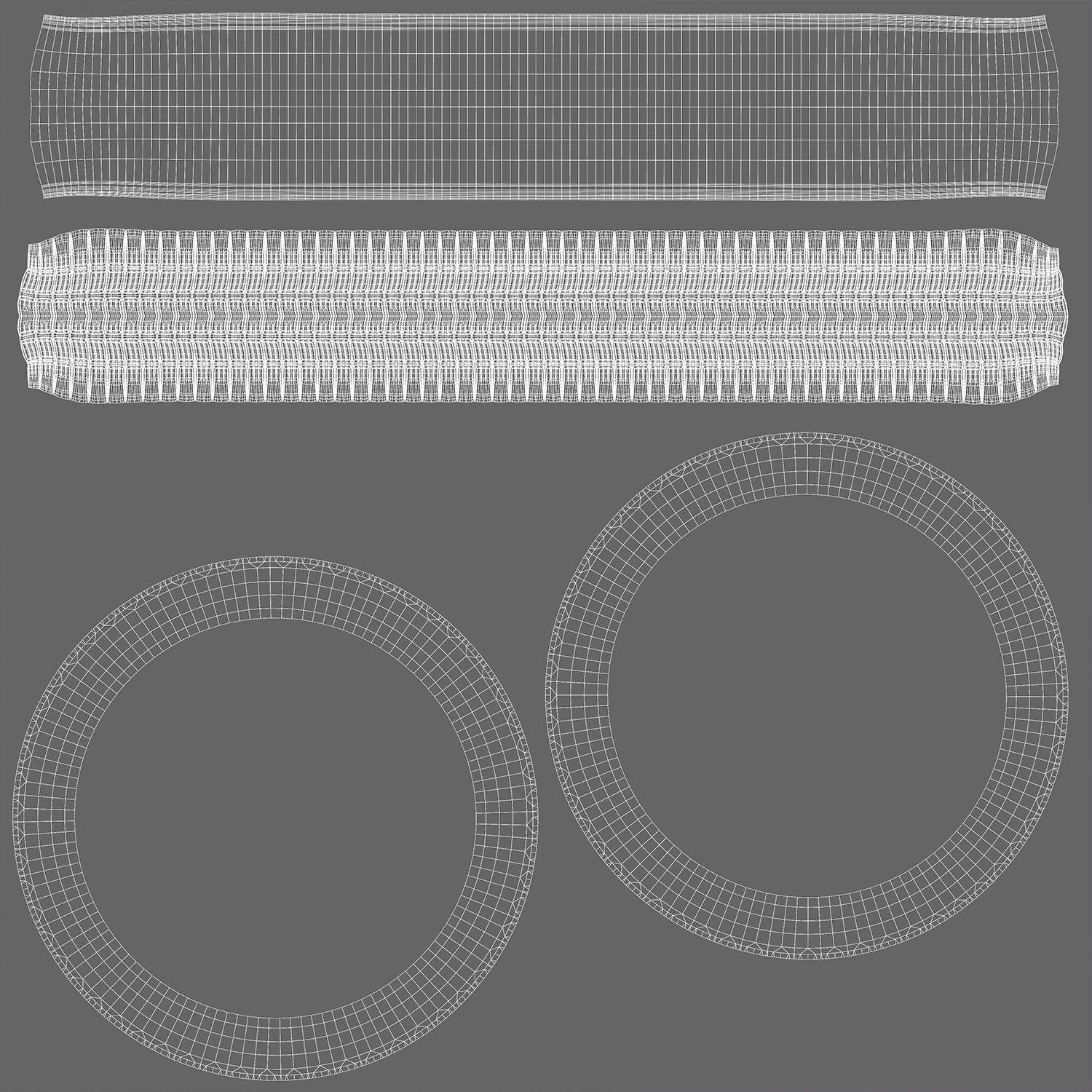 Car tire dirt 04 3D model_15