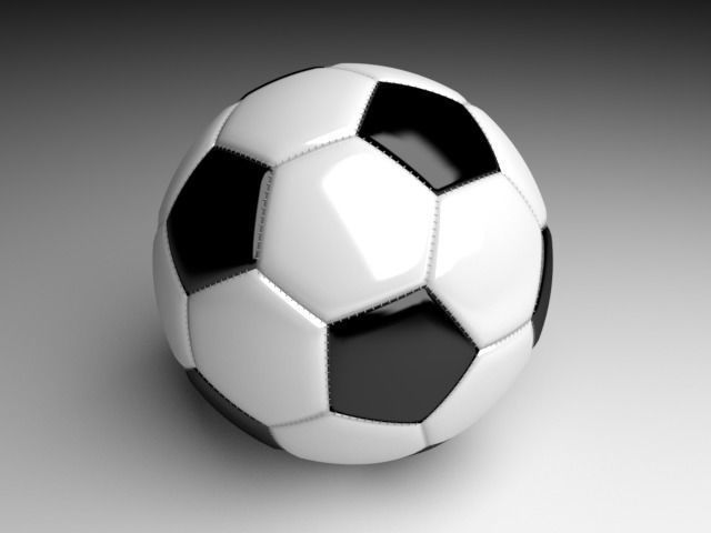 Ball soccer 3D model_4