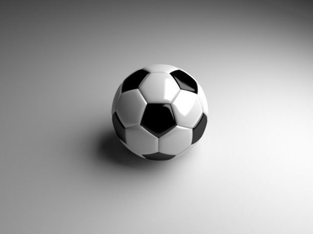 Ball soccer 3D model_0
